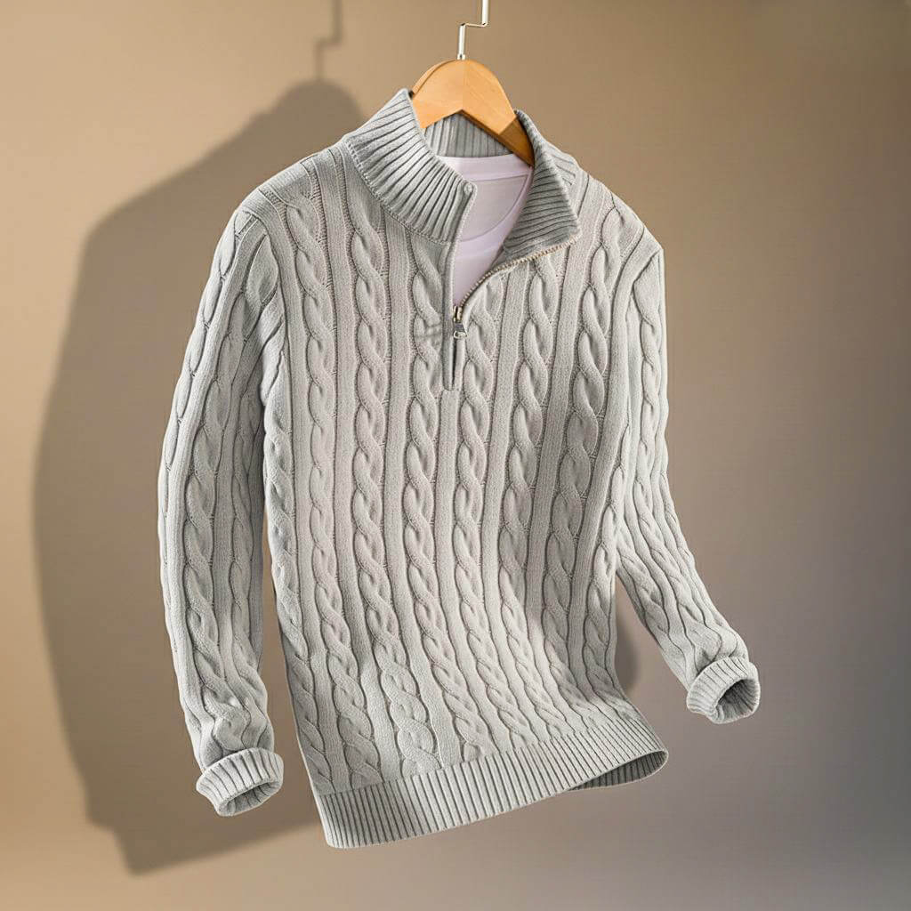 Henry Prestige Cable Knit Sweater - York Miller