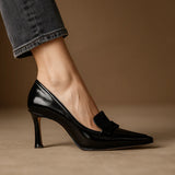 Women's Stiletto Heels | Pointed Toe Slip-On Loafer Pump