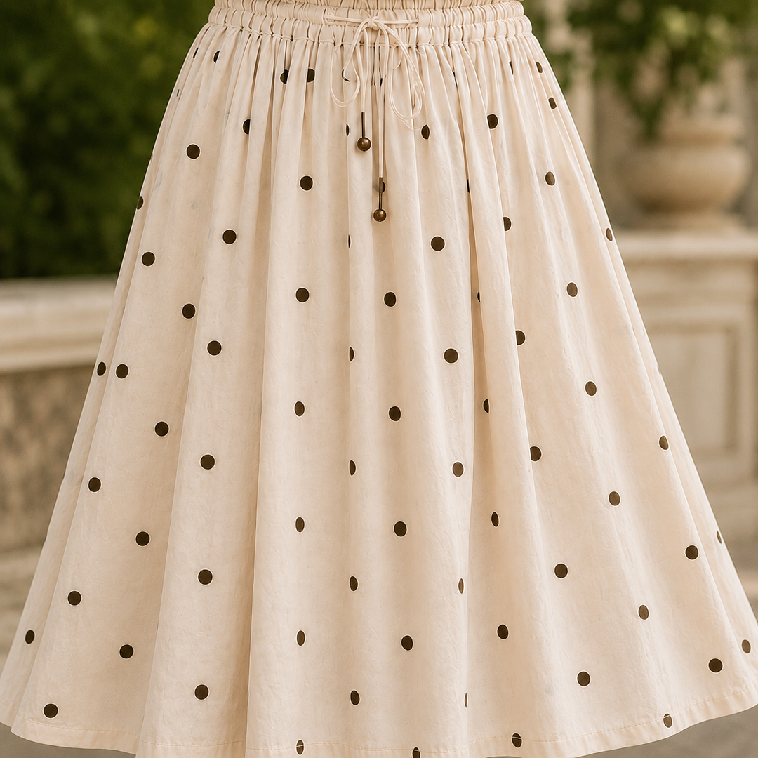 Daphne Midi Skirt - Apricot