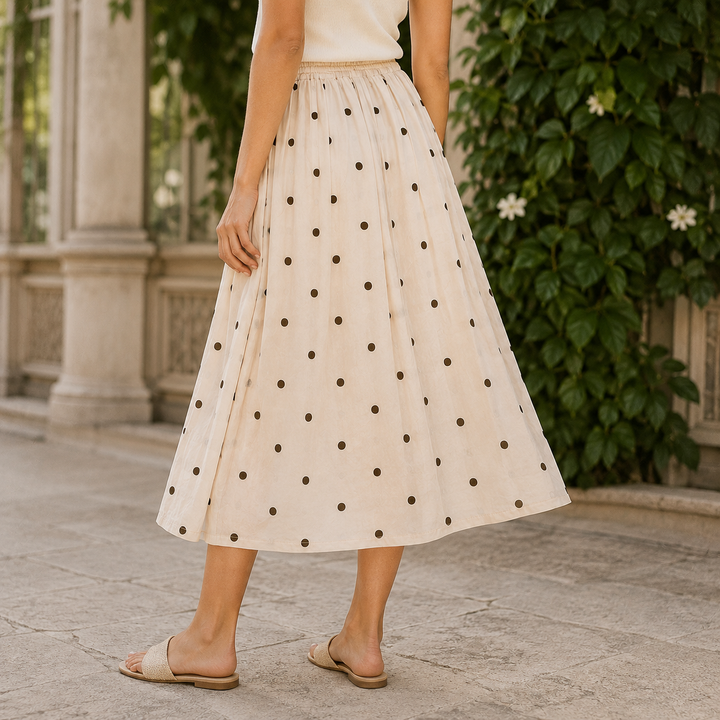 Daphne Midi Skirt - Lead Alternate View