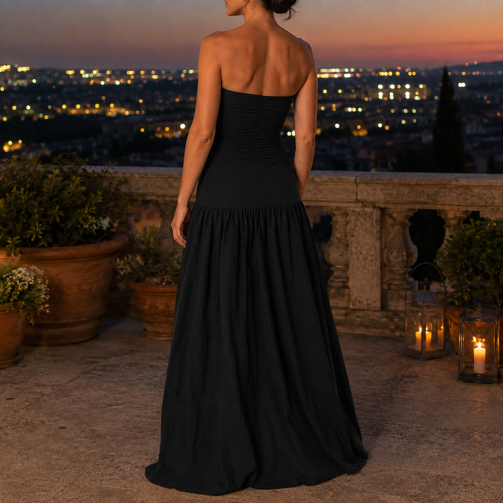 Mabel Cutout Maxi Dress - Lead Alternate View