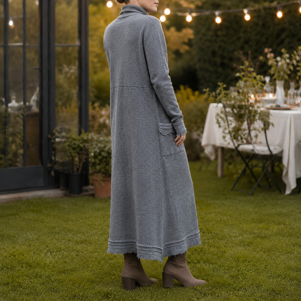 Lucille Relaxed Maxi Dress - Lead Alternate View