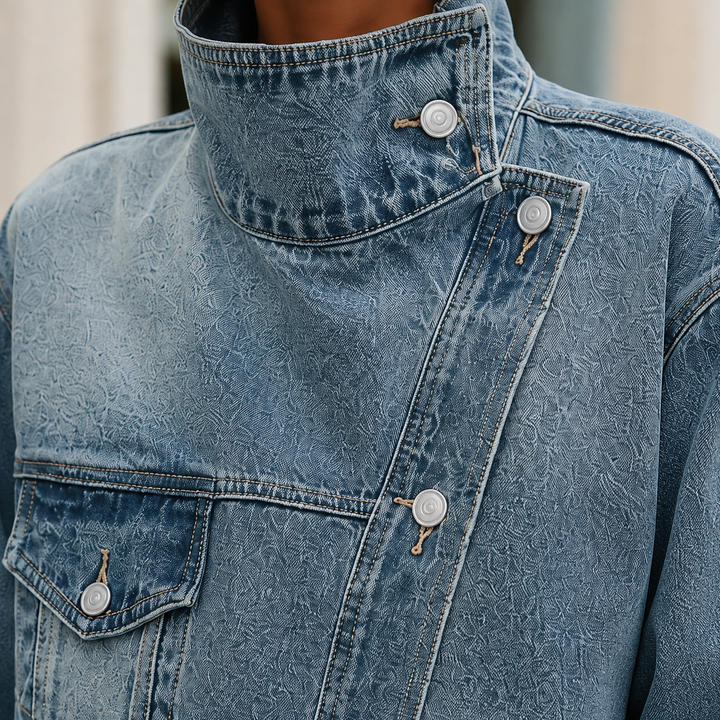 Francesca Asymmetric Jacket - Lead Product Detail