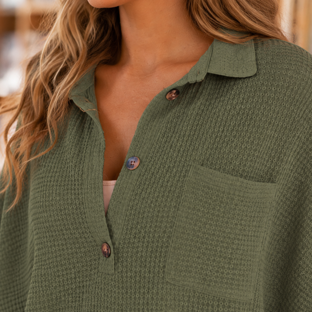 Cerys Relaxed Tunic Blouse - Lead Product Detail