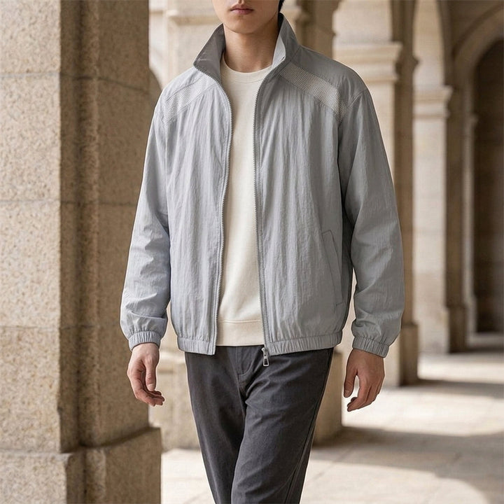 Valencia Mesh Panel Jacket - Blue
