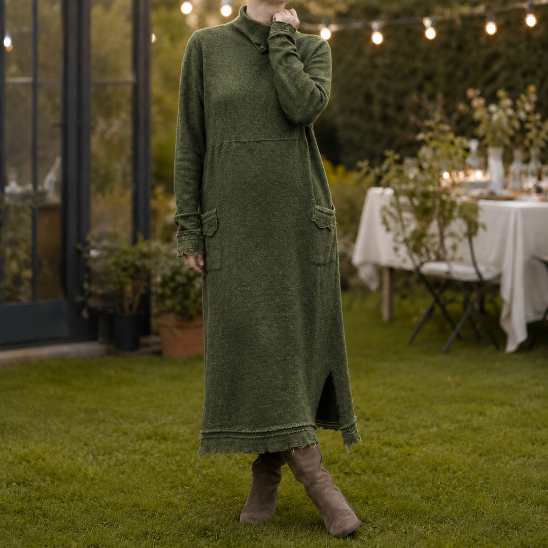 Lucille Relaxed Maxi Dress - Green