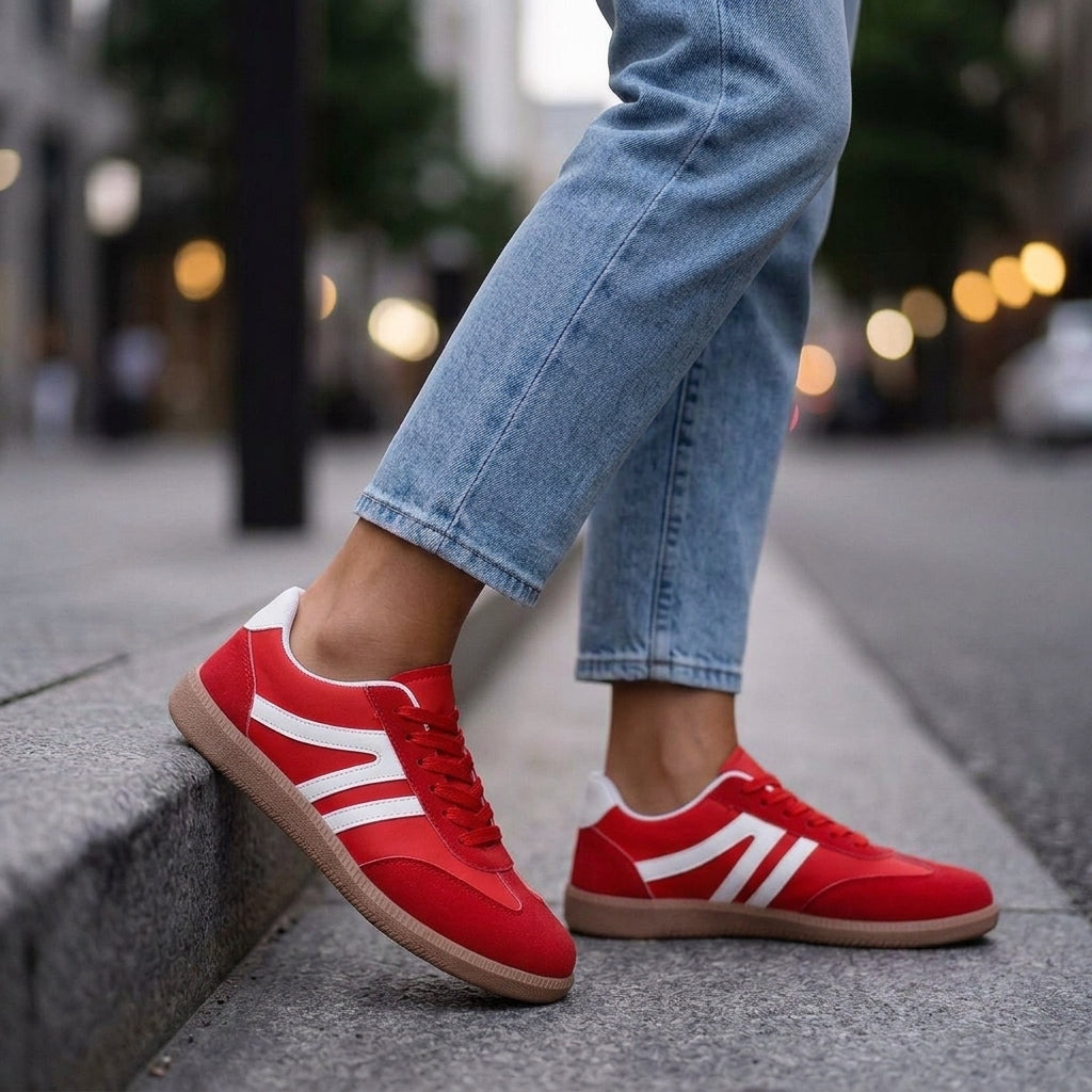 Amalfi Retro Sneakers - Red