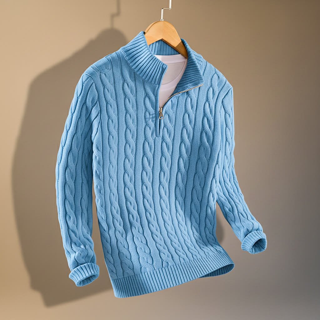 Henry Prestige Cable Knit Sweater - York Miller