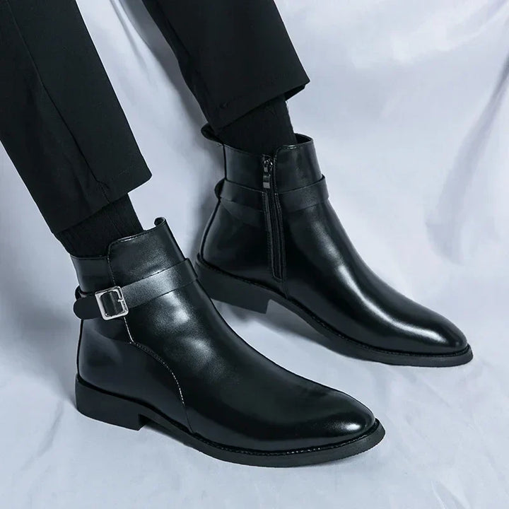 mens-dress-synthetic-ankle-boots-with-side-zipper-and-buckle-strap-16
