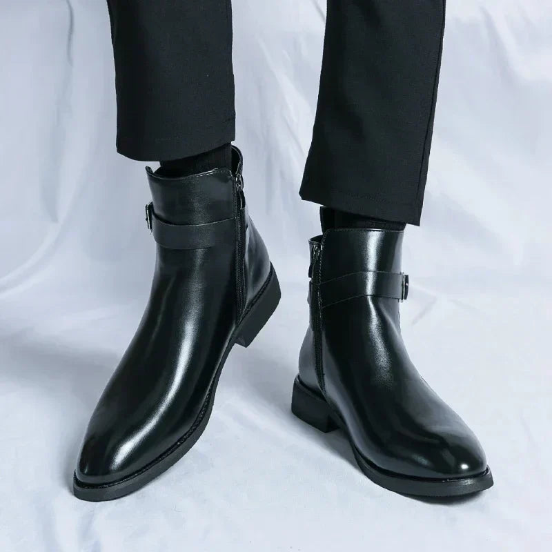 mens-dress-synthetic-ankle-boots-with-side-zipper-and-buckle-strap-17