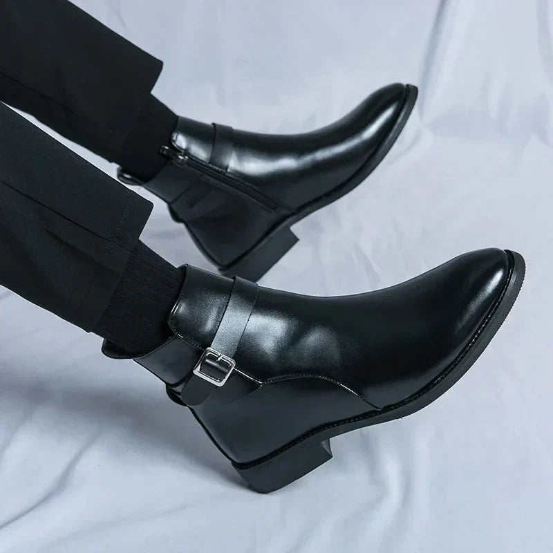 mens-dress-synthetic-ankle-boots-with-side-zipper-and-buckle-strap-19