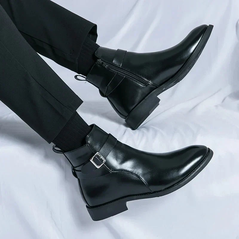 mens-dress-synthetic-ankle-boots-with-side-zipper-and-buckle-strap-22