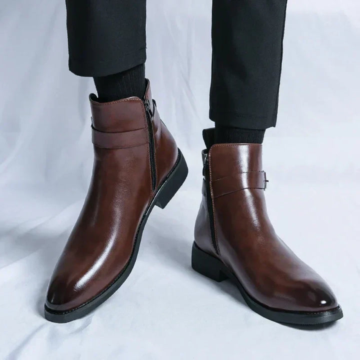 mens-dress-synthetic-ankle-boots-with-side-zipper-and-buckle-strap-6