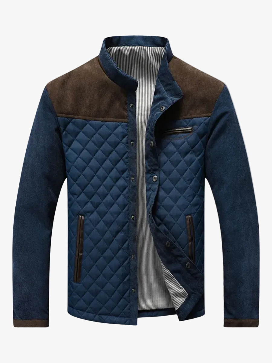 mens-quilted-outerwear-jacket-with-stand-collar-and-snap-front-1