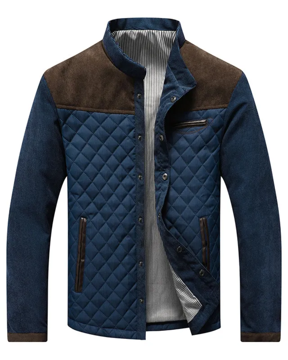 mens-quilted-outerwear-jacket-with-stand-collar-and-snap-front-2