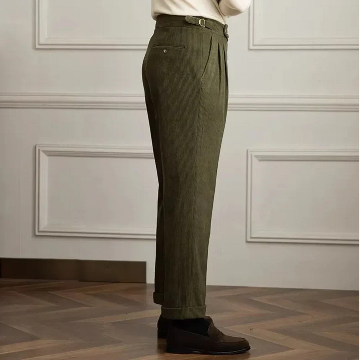 mens-straight-leg-corduroy-pants-with-pleated-front-and-side-buckles-4