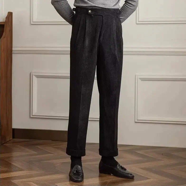 mens-straight-leg-corduroy-pants-with-pleated-front-and-side-buckles-9