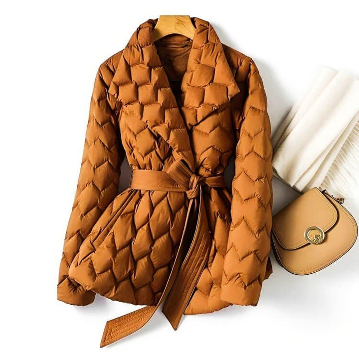 Isabella Quilted Down Coat - York Miller