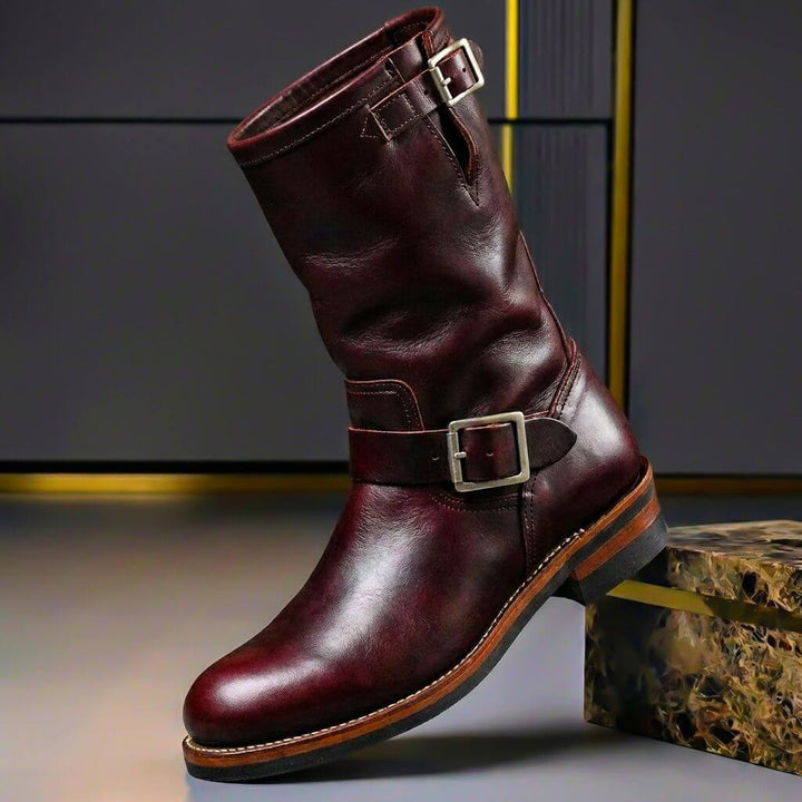 Sullivan Vintage Leather Boots - York Miller