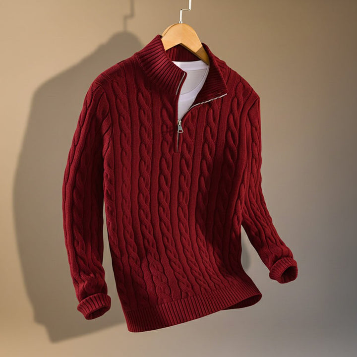 Henry Prestige Cable Knit Sweater - York Miller