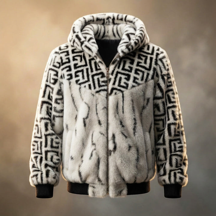 Sterling Prestige Hooded Fur Jacket - York Miller